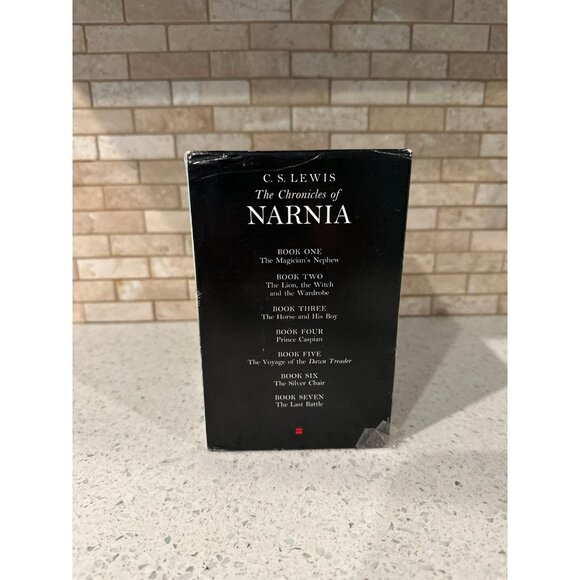 The Chronicles Of Narnia Box Set By CS Lewis 7 Books 2002 Harper Trophy - Picture 4 of 5